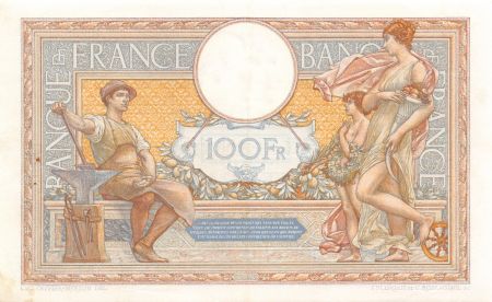 France 100 Francs Luc Olivier Merson - Grands Cartouches - 06-04-1933 Série T.40258 - SUP