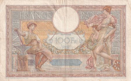 France 100 Francs Luc Olivier Merson - Grands Cartouches - 08-09-1928 Série B.22628 - TTB