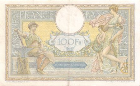 France 100 Francs Luc Olivier Merson - Grands Cartouches - 13-05-1924 Série X.10667 - TTB