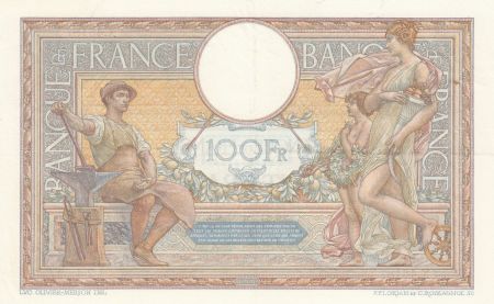 France 100 Francs Luc Olivier Merson - Grands Cartouches - 14-06-1934 Série X.45187