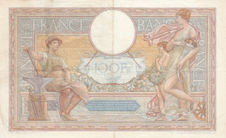France 100 Francs Luc Olivier Merson - Grands Cartouches - 15-04-1937 Série M.53568
