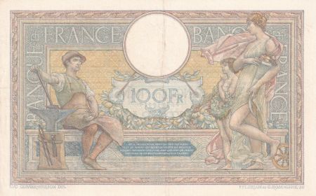 France 100 Francs Luc Olivier Merson - Grands Cartouches - 16-10-1925 - Série U.13013