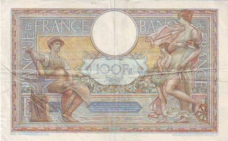 France 100 Francs Luc Olivier Merson - Grands Cartouches - 1927