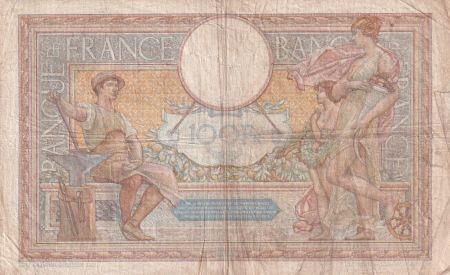 France 100 Francs Luc Olivier Merson - Grands Cartouches - 23-12-1937 - Série L.56393 - TB