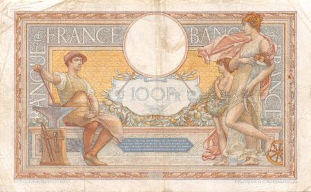France 100 Francs Luc Olivier Merson - Grands Cartouches - 25-07-1929 Série C.25803-777 - TTB