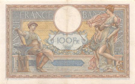 France 100 Francs Luc Olivier Merson - Grands Cartouches - 26-01-1925 Série Q.11754 - TTB