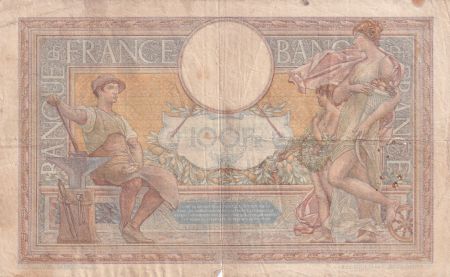 France 100 Francs Luc Olivier Merson - Grands Cartouches - 26-01-1939 - Série B.63358 - TB+
