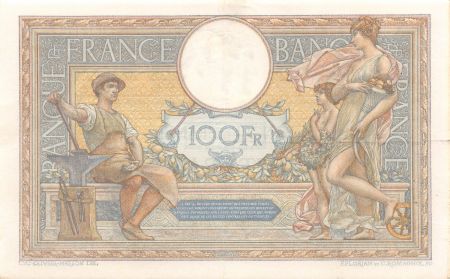 France 100 Francs Luc Olivier Merson - Grands Cartouches - 27-04-1925 Série H.12172-188 - TTB