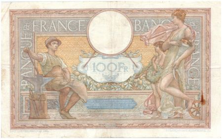 France 100 Francs Luc Olivier Merson - Modifié - 1939