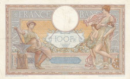 France 100 Francs Luc Olivier Merson - Modifié - 21-10-1937 Série F.55925