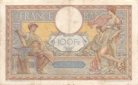 France 100 Francs Luc Olivier Merson - sans LOM - 01-12-1910 Série H.1301 - TB