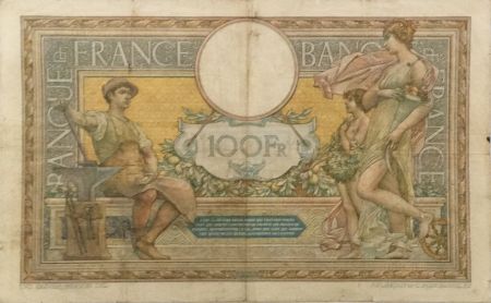 France 100 Francs Luc Olivier Merson - sans LOM - 02-06-1909 Série P.860 - TB