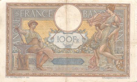 France 100 Francs Luc Olivier Merson - sans LOM - 03-03-1917 Série M.3912 - TTB
