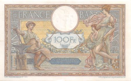 France 100 Francs Luc Olivier Merson - sans LOM - 04-08-1922 Série V.8353 - TTB