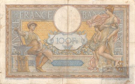 France 100 Francs Luc Olivier Merson - sans LOM - 04-09-1909 Série Q.1018 - TB