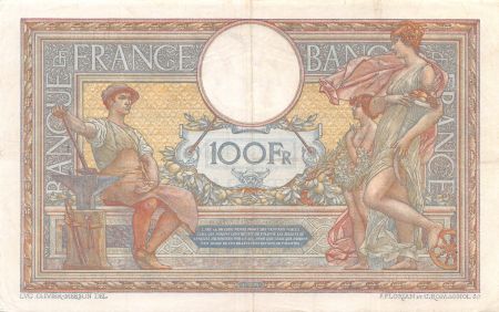 France 100 Francs Luc Olivier Merson - sans LOM - 05-01-1916 Série B.3206 - TTB+