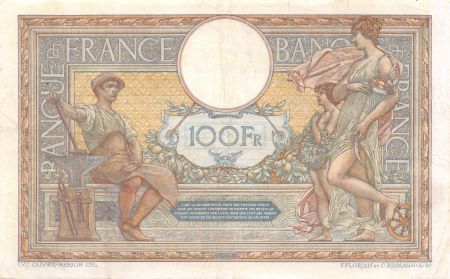 France 100 Francs Luc Olivier Merson - sans LOM - 09-04-1919 Série Z.5776 - TTB