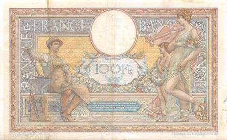 France 100 Francs Luc Olivier Merson - sans LOM - 10-10-1910 Série W.1215 - TB
