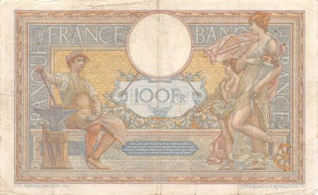France 100 Francs Luc Olivier Merson - sans LOM - 11-01-1915 Série A.2614 - PTTB
