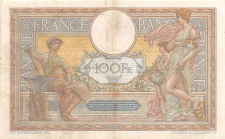 France 100 Francs Luc Olivier Merson - sans LOM - 12-03-1921 Série G.7398 - TTB