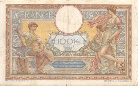 France 100 Francs Luc Olivier Merson - sans LOM - 13-01-1912 Série N.1421 - TB+