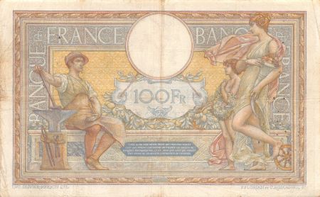 France 100 Francs Luc Olivier Merson - sans LOM - 13-08-1912 Série M.1594 - TTB