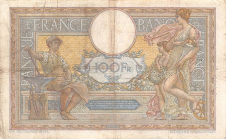 France 100 Francs Luc Olivier Merson - sans LOM - 13-08-1914 Série Z.2373 - TB+