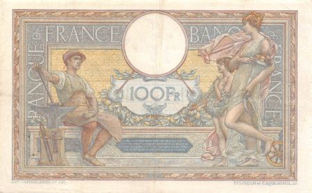 France 100 Francs Luc Olivier Merson - sans LOM - 13-12-1922 Série M.8786 - TTB