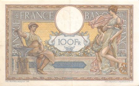 France 100 Francs Luc Olivier Merson - sans LOM - 15-05-1922 Série L.8092 - TTB