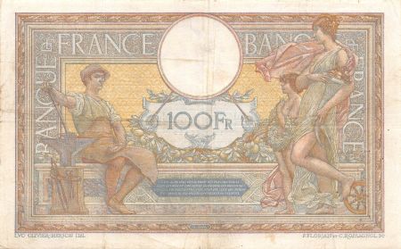 France 100 Francs Luc Olivier Merson - sans LOM - 16-03-1921 Série N.7412 - TTB