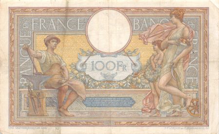 France 100 Francs Luc Olivier Merson - sans LOM - 16-08-1911 Série K.1391 - TTB