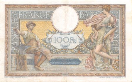 France 100 Francs Luc Olivier Merson - sans LOM - 16-12-1922 Série V.8799 - TTB