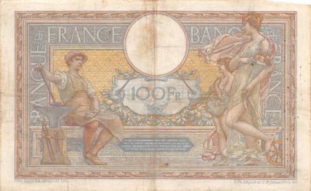 France 100 Francs Luc Olivier Merson - sans LOM - 17-02-1915 Série B.2678 - TB