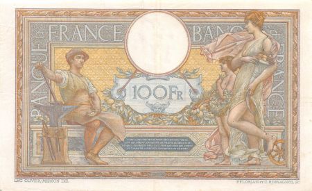 France 100 Francs Luc Olivier Merson - sans LOM - 17-06-1921 Série H.7718 - TTB