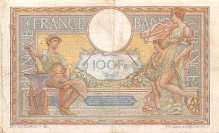 France 100 Francs Luc Olivier Merson - sans LOM - 18-07-1914 Série V.2329 - TTB