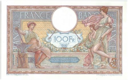 France 100 Francs Luc Olivier Merson - Sans LOM - 1915