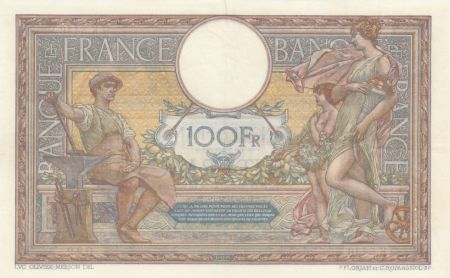 France 100 Francs Luc Olivier Merson - Sans LOM - 1919