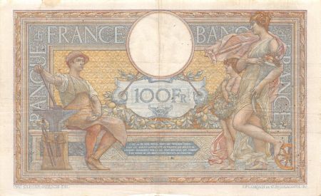 France 100 Francs Luc Olivier Merson - sans LOM - 21-01-1915 Série P.2631 - TTB