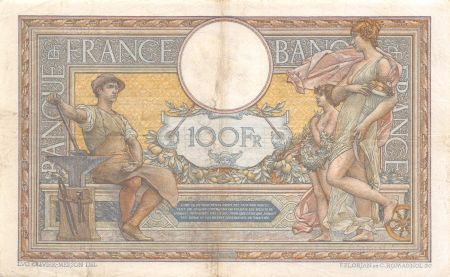 France 100 Francs Luc Olivier Merson - sans LOM - 21-09-1921 Série P.8040 - TTB