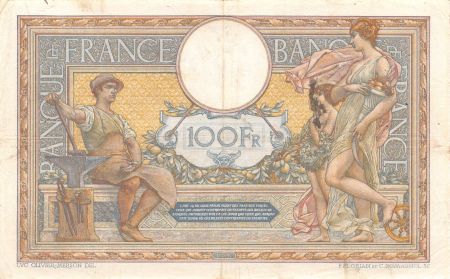 France 100 Francs Luc Olivier Merson - sans LOM - 22-02-1918 Série H.4502 - PTTB