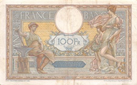 France 100 Francs Luc Olivier Merson - sans LOM - 23-06-1921 Série D.7738 - TTB
