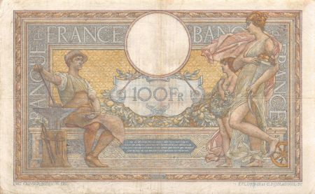 France 100 Francs Luc Olivier Merson - sans LOM - 23-08-1918 Série G.5007 - TTB