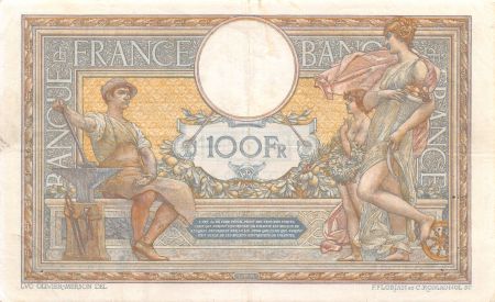 France 100 Francs Luc Olivier Merson - sans LOM - 24-08-1917 Série R.4199 - TTB