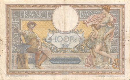 France 100 Francs Luc Olivier Merson - sans LOM - 25-04-1923 Série T.9230 - TB