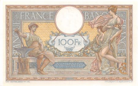 France 100 Francs Luc Olivier Merson - sans LOM - 26-06-1917 Série D.4101 - TTB+