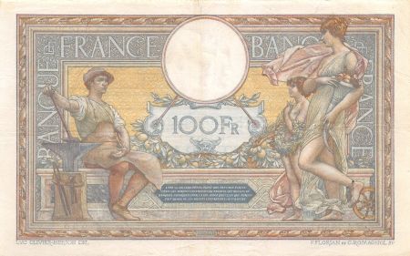 France 100 Francs Luc Olivier Merson - sans LOM - 27-07-1921 Série A.7850 - TTB