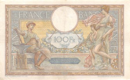 France 100 Francs Luc Olivier Merson - sans LOM - 27-08-1923 Série K.9639 - TTB