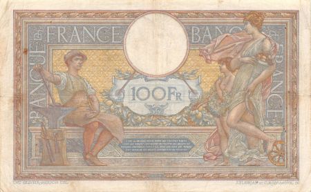 France 100 Francs Luc Olivier Merson - sans LOM - 27-09-1915 Série X.3048 - TB