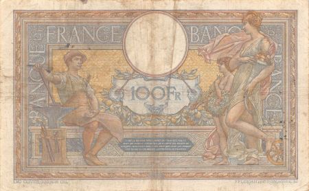 France 100 Francs Luc Olivier Merson - sans LOM - 28-01-1916 Série T.3245 - TB
