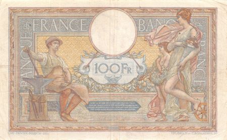 France 100 Francs Luc Olivier Merson - sans LOM - 28-03-1916 Série C.3348 - TB+